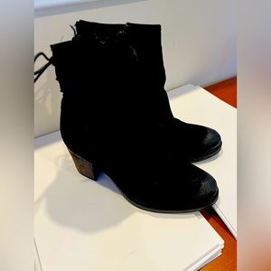 Barlow distressed leather/suede waterproof Black boot